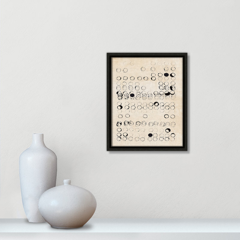Victorine Dots and Dots Print par, Espresso, H 11,5 po x l 9,5 po