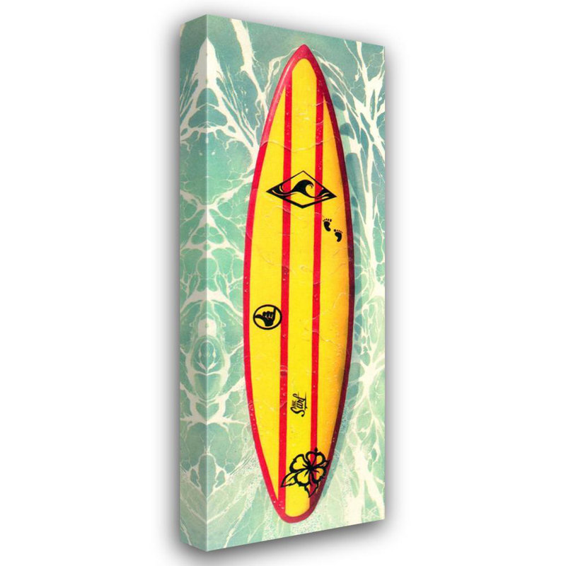 Yellow Surf Board