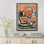 Retro Breakfast Still Life Framed Wall Art Prints - Coffee Toast Kitchen Dining Room-125211726-125211720
