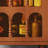 Red Brown Solid Wood Sideboard