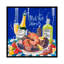 «Fish For Dinner», reproduction d'impression sur toile-74548540-74548542-74548545