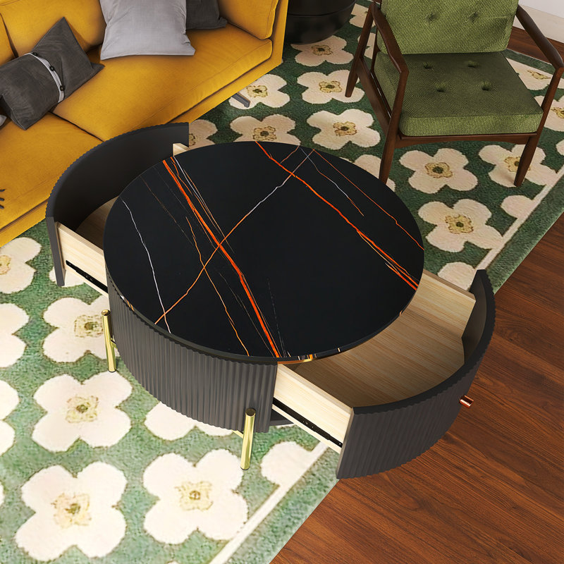Table basse moderne, Noir