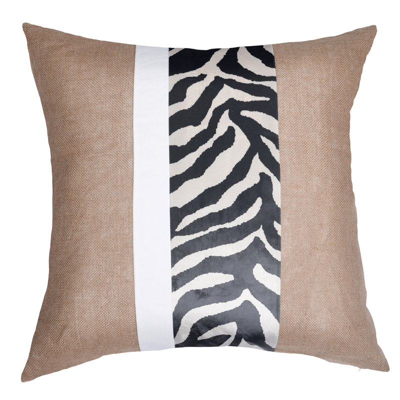 Dann Foley Animal Print Linen Throw Pillow