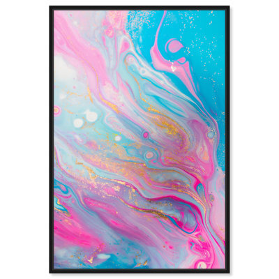 Art mural sur toile «Galactic Reverie Geode» par Art Remedy