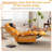 Rhowyn Power Ergonomic Recliner 360 Degree Swivel Glider Sofa-370541235