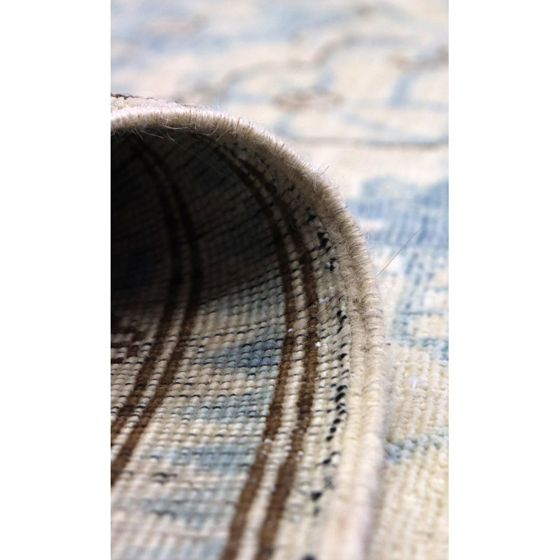 One-of-a-Kind 7'8" X 9'8" New Age Wool Area Rug in