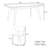 Modern simple fashion rectangular dining table set-102629334