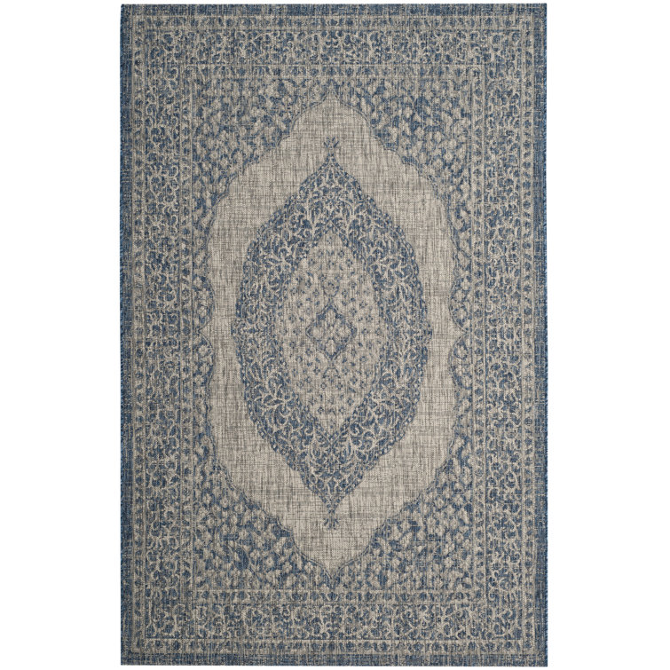 Auburn Light Grey/Blue Indoor/Outdoor Rug