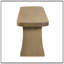 Banc en bois avec pieds robustes
