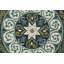Tapis bleu / vert / ivoire Arliss-1121105193