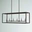 Agawam 6-Light Dimmable Steel Linear Pendant-647722211-666489661