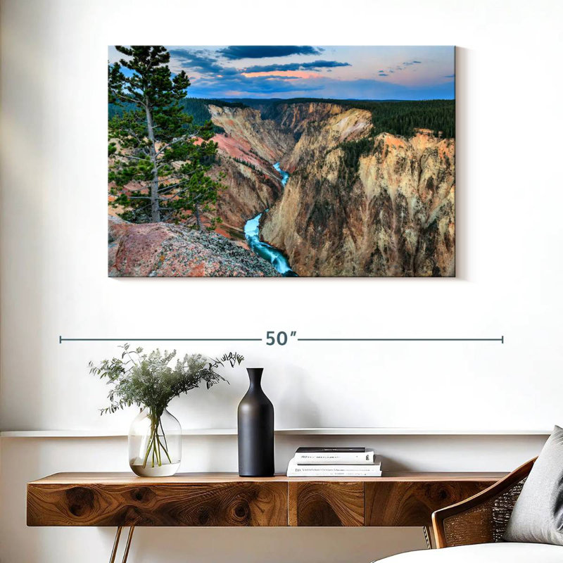 Alvord Yellowstone Grand Canyon, H 26 po x l 39 po