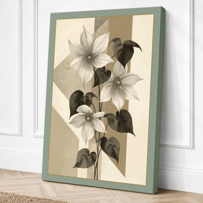 Flowering Plant Study Botanical - Wrapped Canvas