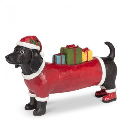 Christmas Dachshund With Presents
