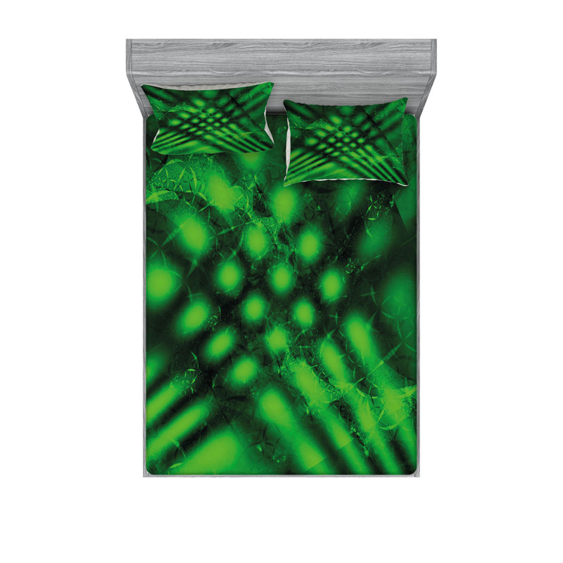 Drap-housse et coussin décoratif Ambesonne, Ensemble de draps pour très grand lit californien