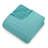 Denita Solid Aqua Microfiber Quilt Set-727261227