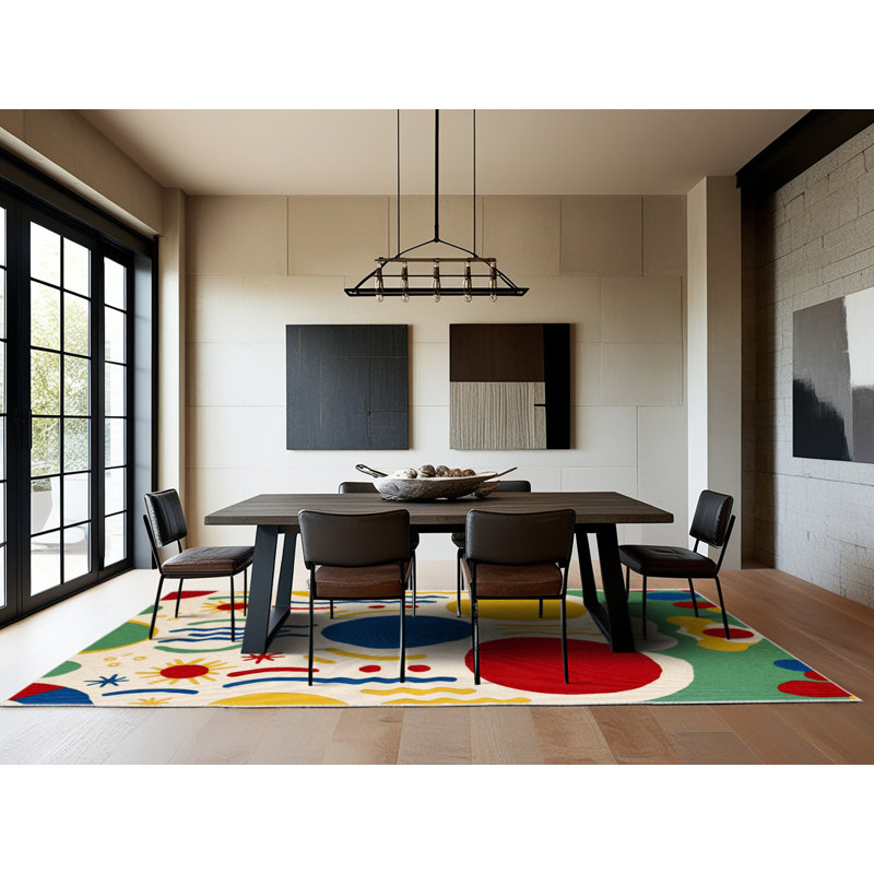 Breezy Dash Rug, Square 6'
