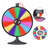 WinSpin Heavy Duty Prize Wheel Dual Use Adjustable Tabletop and Floor Stand Fortune Wheel-104867790