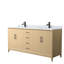Meuble-lavabo double 60 po avec plateau en marbre Janna-108351640-134822864