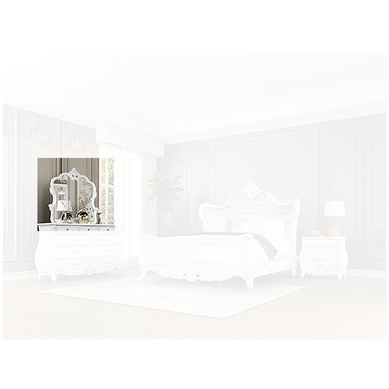 Miroir de commode Hashimu