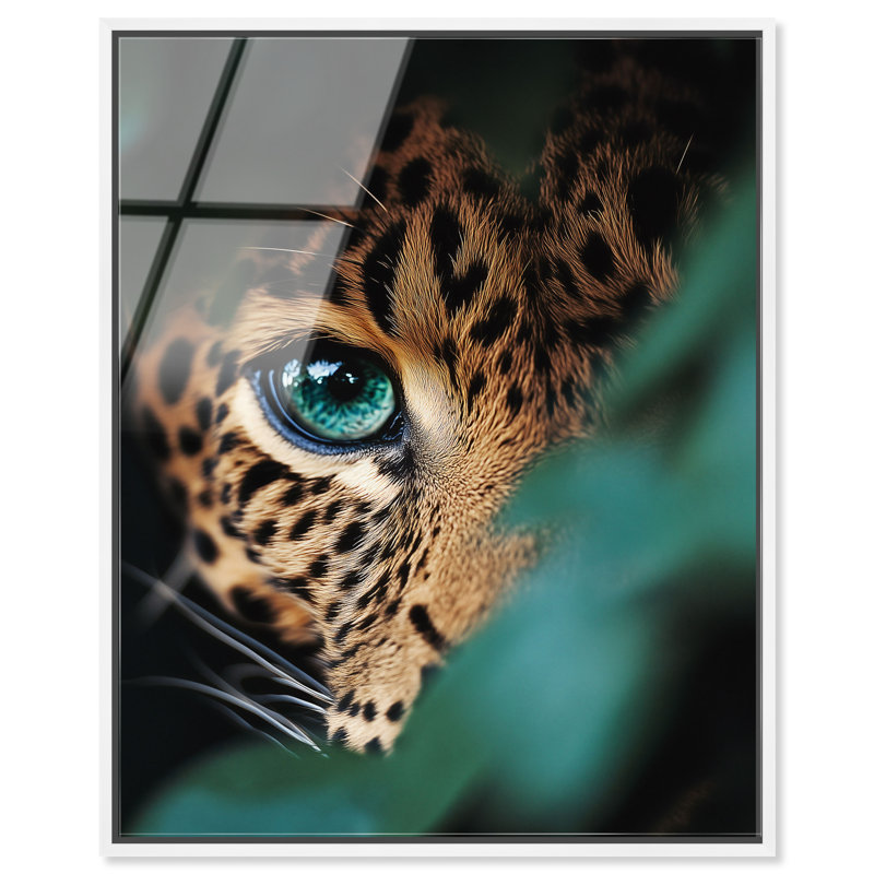 Jungle Watcher I Print by Oliver Gal, 21"H x 25"W, White Floater Frame