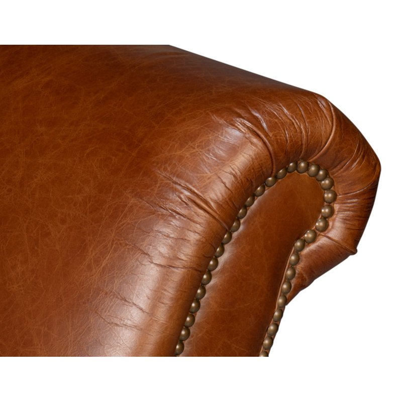 Gaston Leather Club Chair