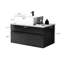 Petit meuble-lavabo flottant simple 31,5 pouces avec lavabo