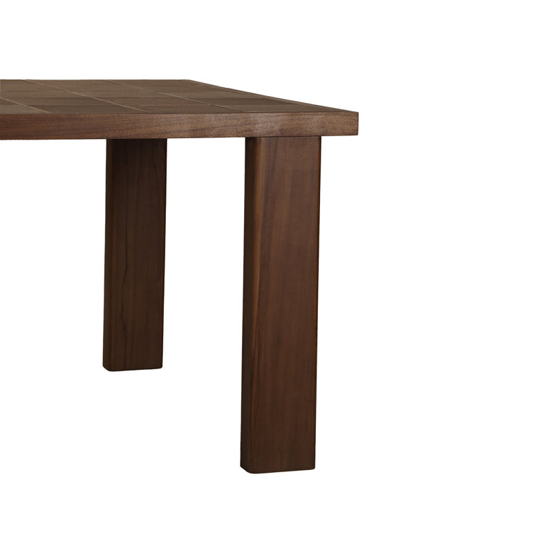 Marina Outdoor Dining Table Natural, Brown