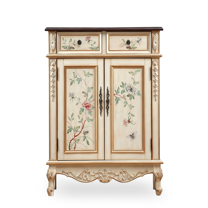 Banc de rangement blanc en bois manufacturé