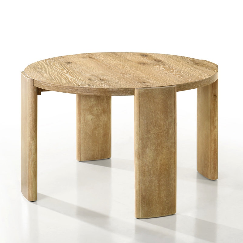 Table de salle à manger ronde Bowen en chêne de 47 po (seulement tables, pas de chaises)