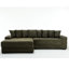 Coussin confortable en velours côtelé avec méridienne gauche et 8 coussins décoratifs pour le salon-1341830625-1341830653