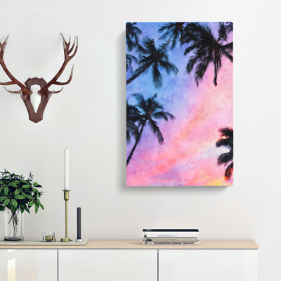 Palm Tree Paradise - Wrapped Canvas