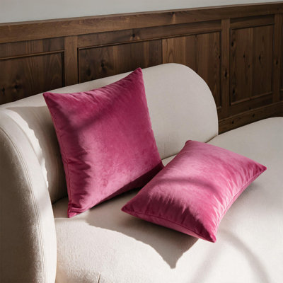 Ensemble de housses de coussin en velours, housses de coussin décoratives carrées 18 po