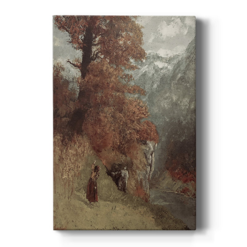 Paysage rétro CLXV - galerie Cavas, H 27 po x l 18 po