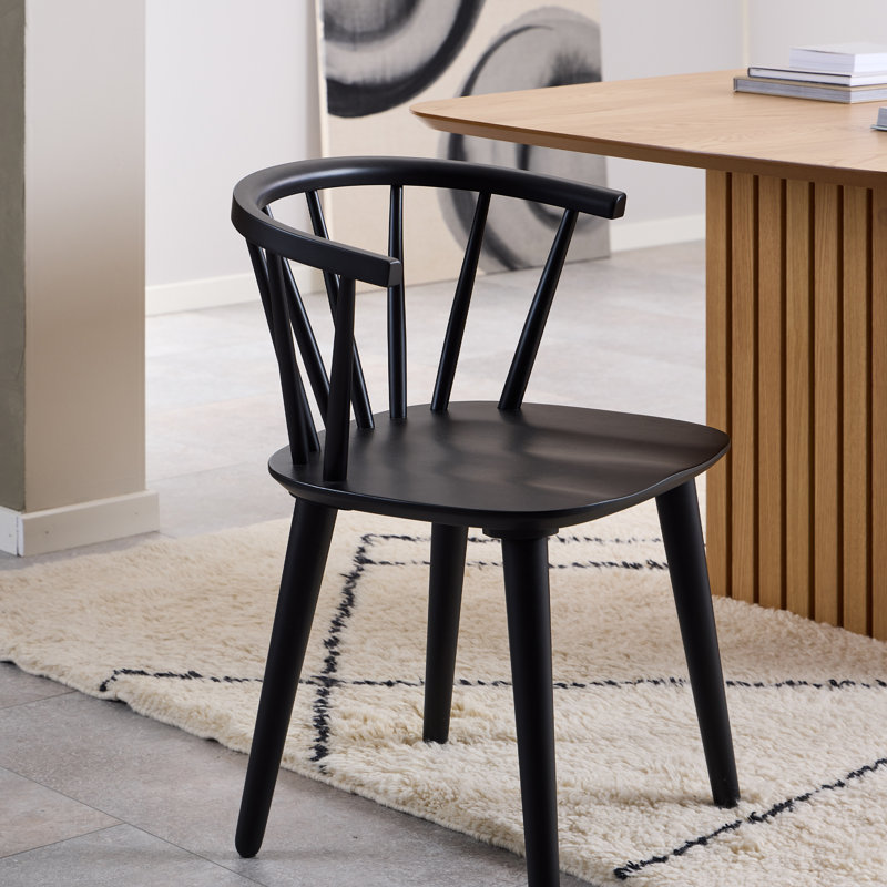 Guenevere 75cm H Side Chair, Black