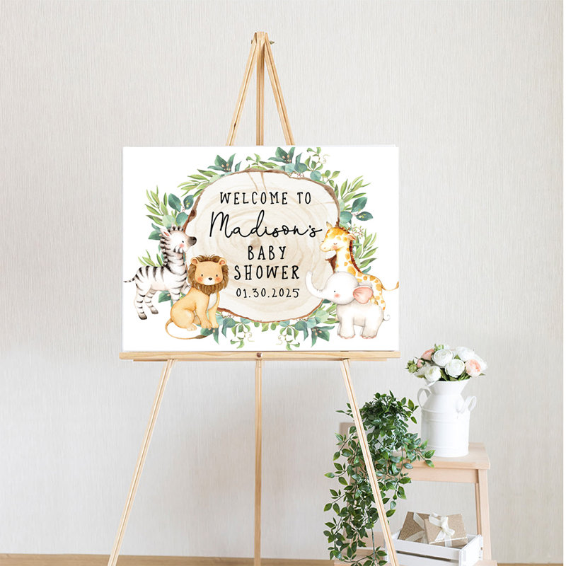 Panneau de bienvenue pour fête de naissance