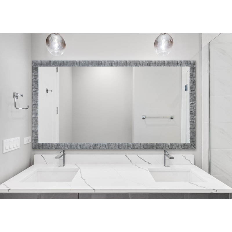 Thibault Wood Flat Mirror, 63.5" H x 28.5" W