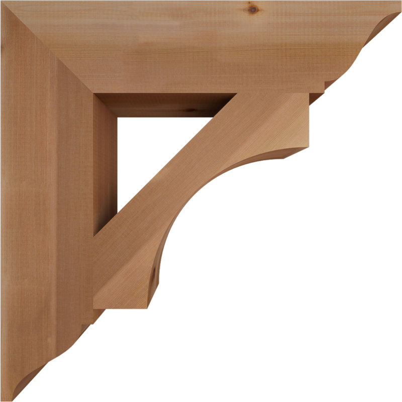 Support traditionnel Westlake, Cèdre rouge de l'Ouest, Lisse, H 26 po x l 5,5 po x P 26 po