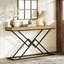 119.9cm Solid Wood Top Console Table