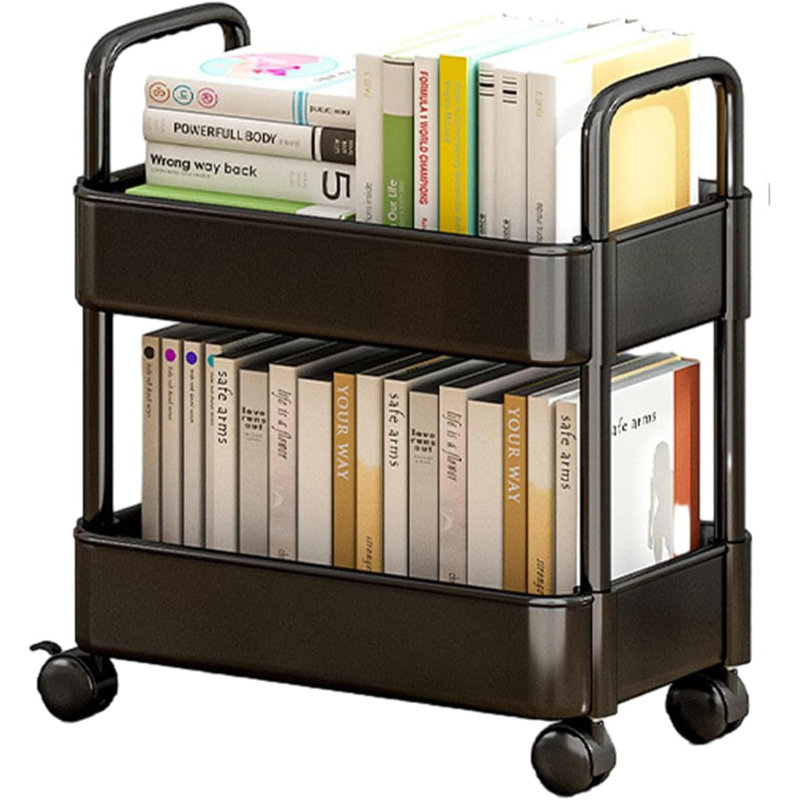 43.5cm H x 37cm W Utility Cart, Black