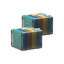 2 Pack Hanging File Organizer, Mesh File Folder Box Filing Box File Storage Boxes, Letter Size