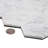 10.25" x 10.25" Marble Mosaic Wall Tile
