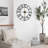 23.6” Non-Ticking Wall Clock Battery Operated