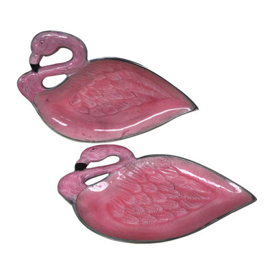 Set of 2 Flamingo Dish