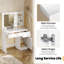 Miladeen Dressing Table with Mirror