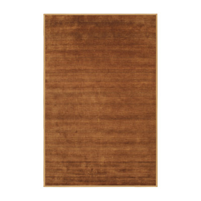 Tapis contemporain brun