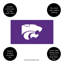 Tapis polychrome en PVC, 16 po x 28 po, Kansas State University