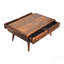 Table basse Sonata, 4 tiroirs, pieds nordiques, brun châtaignier, table