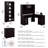 Shelonda 4 Piece Computer Desk Office Set-1859003084
