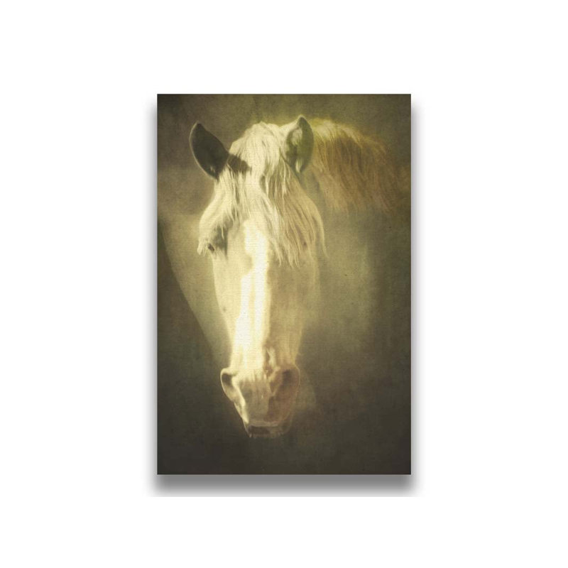 Golden Palomino par Hal Halli. Estampe numérique, Toile tendue, H 45 po x l 30 po, Ne s’applique pas